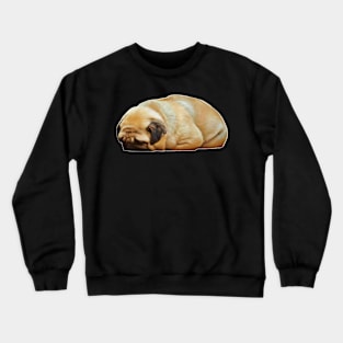 Sleeping pug Crewneck Sweatshirt